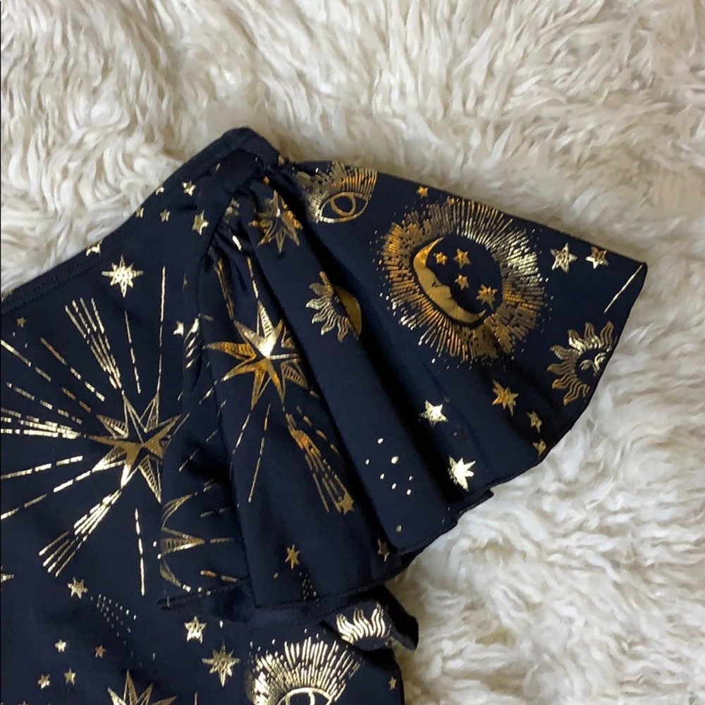 Carbon 38 Cosmic Celestial One Shoulder Bodysuit - Picture 7 of 13